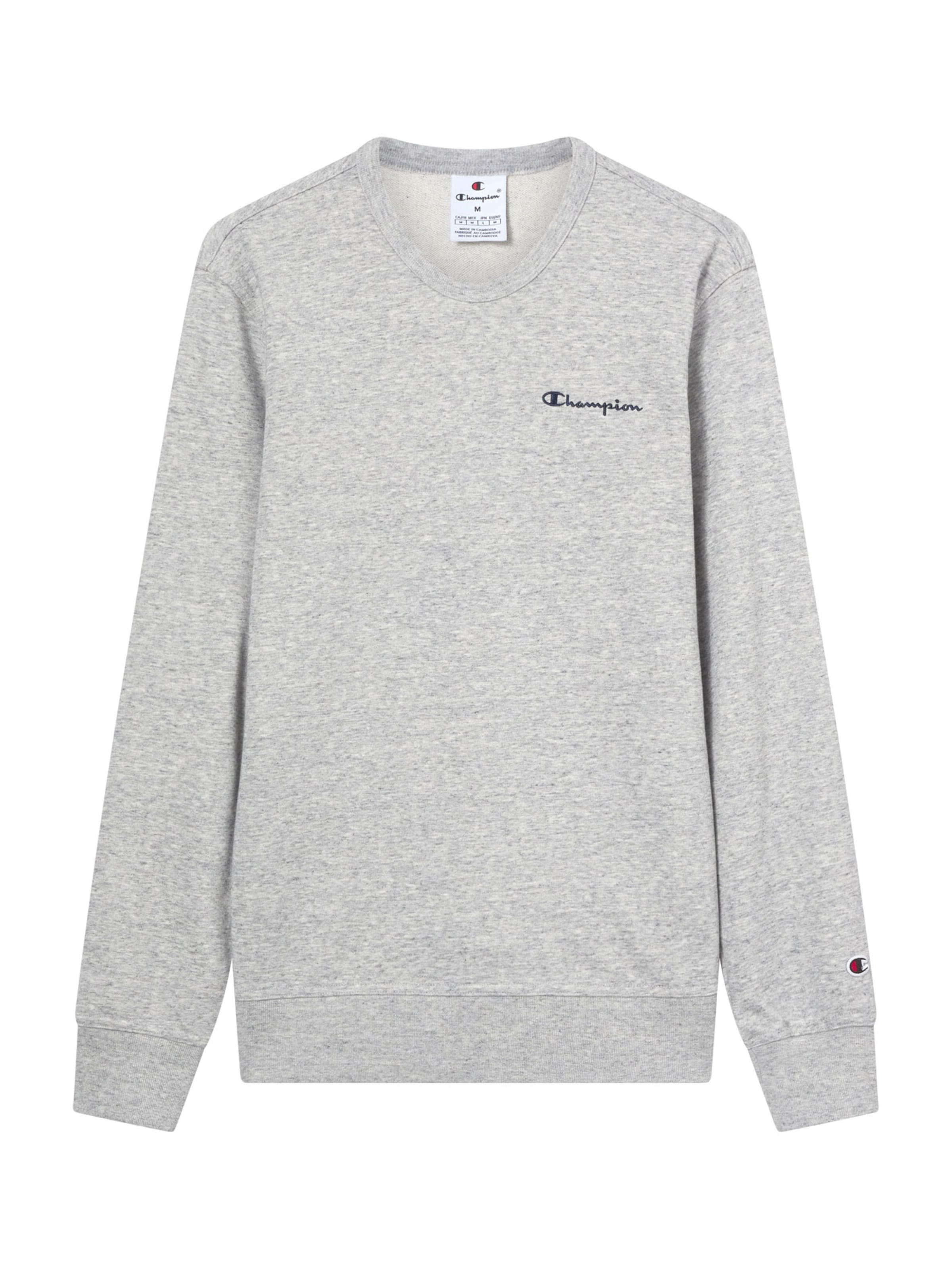 Champion Authentic Athletic Apparel Суичър в сиво: отпред