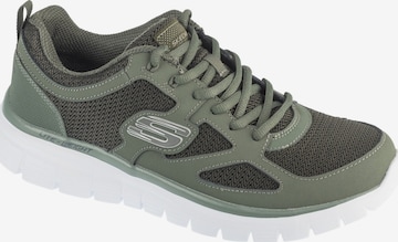 SKECHERS Sneaker low 'Skechers Burns-Agoura' in Grün: Vorderseite