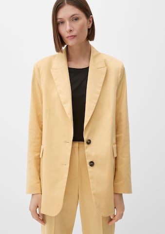 Blazer s.Oliver BLACK LABEL en jaune : devant