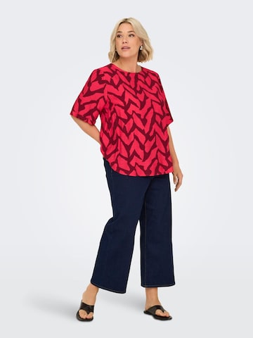 T-shirt 'CARBeriet' ONLY Carmakoma en rouge