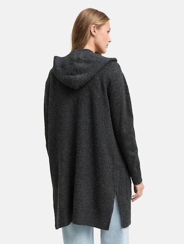 TOM TAILOR DENIM Strickjacke in Grau