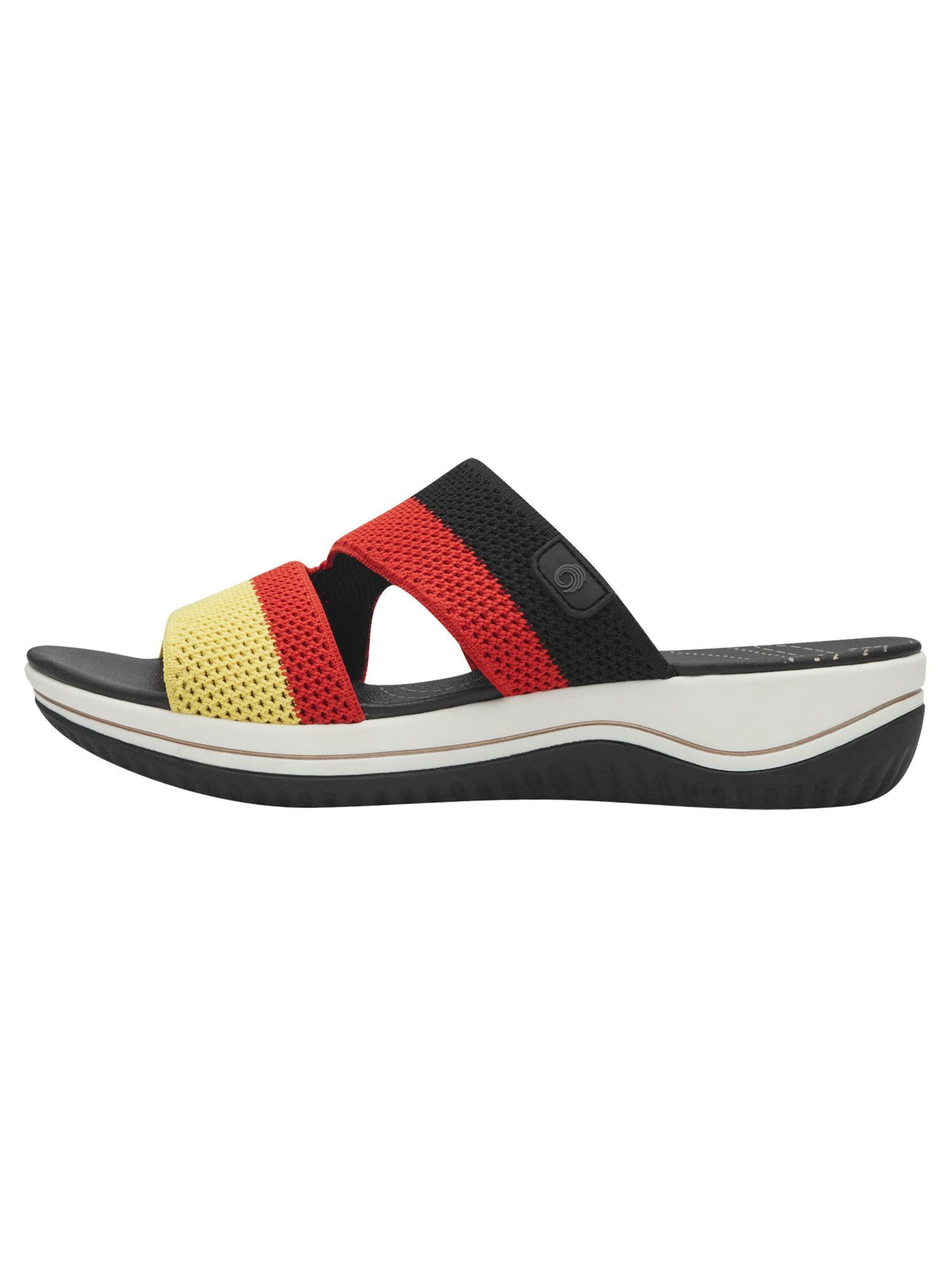 JANA Pantolette 'Coshy Original' in Schwarz