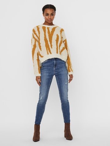 VERO MODA Sweater 'Zelma' in Beige