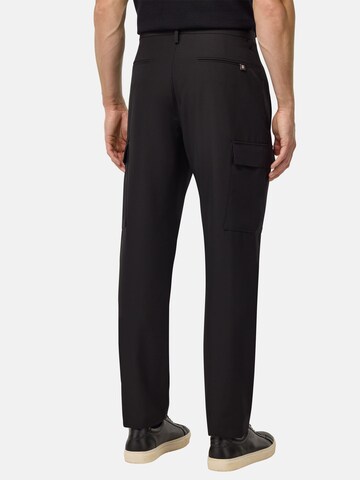 Boggi Milano Slim fit Cargo trousers 'B Travel' in Black