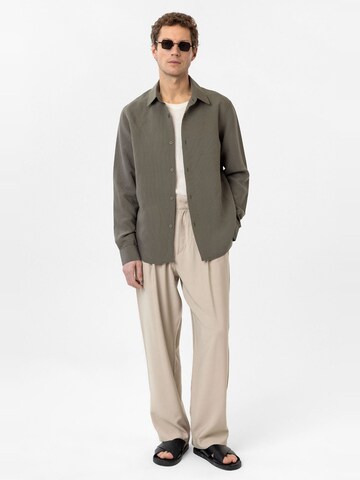 Antioch - Ajuste confortable Camisa 'Leon' en verde
