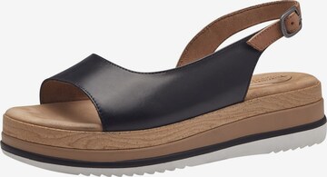 TAMARIS Sandals in Black: front