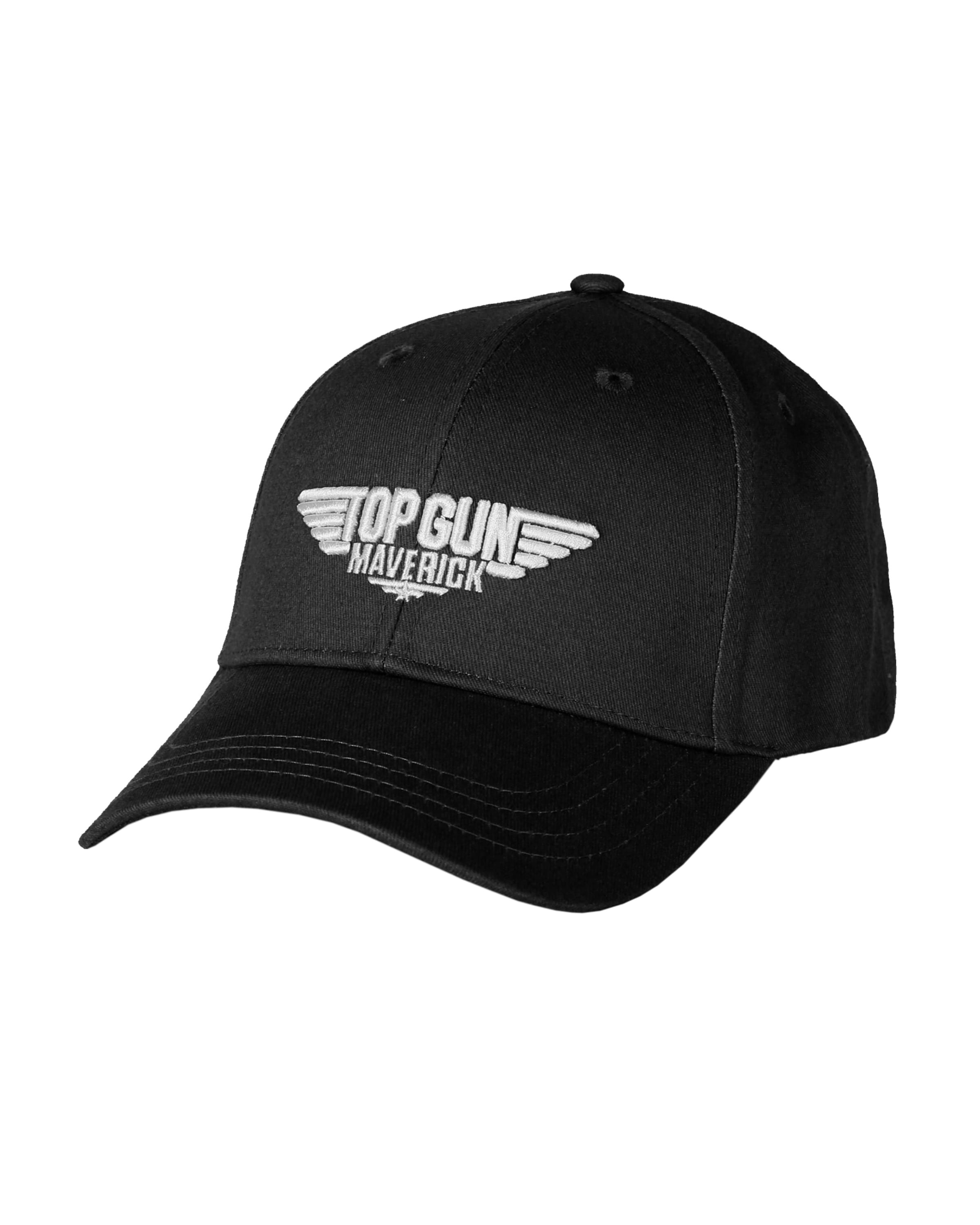 TOP GUN Cap in Schwarz: Vorderseite
