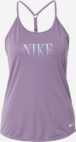 NIKE Sport top - lila: elől