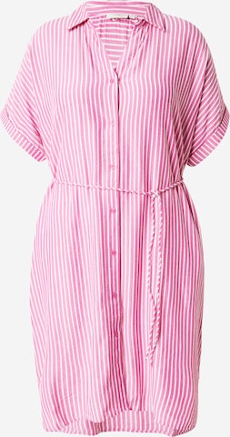 ONLY Carmakoma - Vestido camisero 'CARPENNA' en rosa: frente