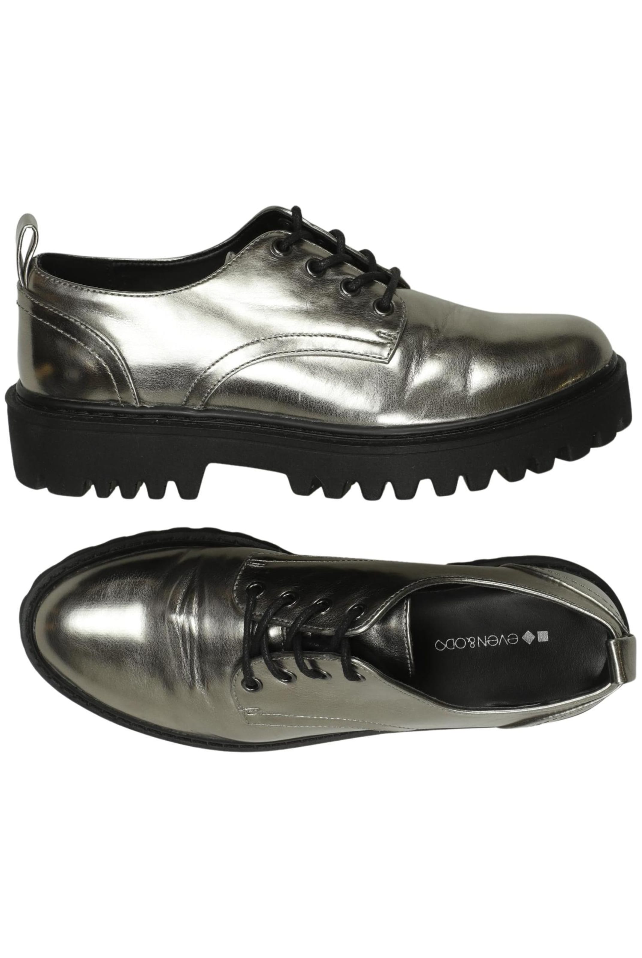 even&odd Halbschuh 37 in Silber: Vorderseite