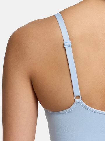 cfab (formerly creamy fabrics) Shapingbody 'Bodysuit Sculpting Shapewear mit Lace' i blå