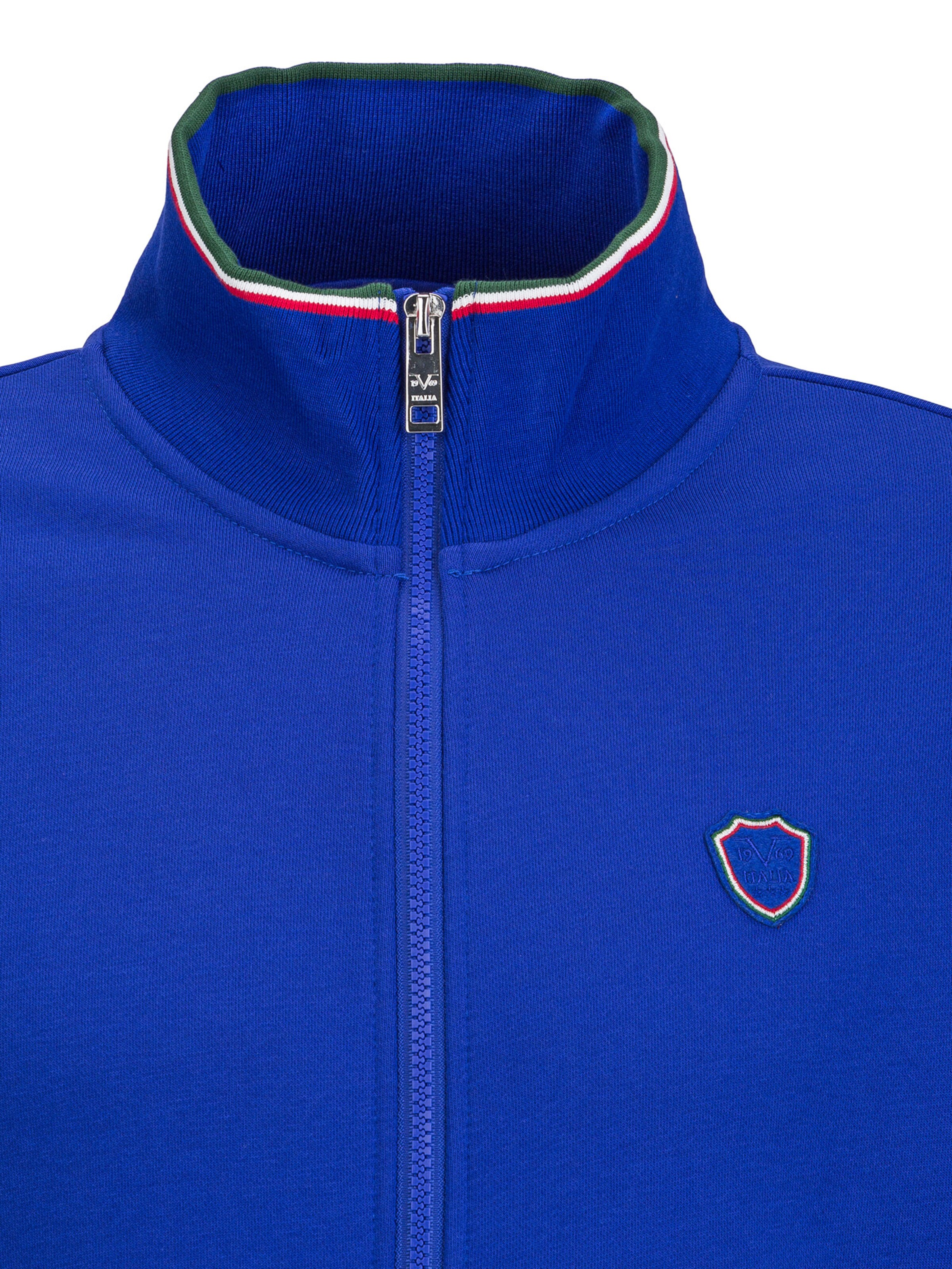 19V69 ITALIA Sweatjacke 'Zaan' in Blau