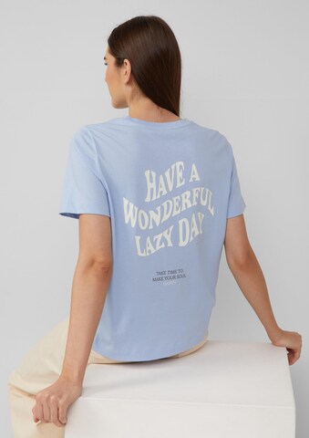 T-shirt s.Oliver en bleu : devant