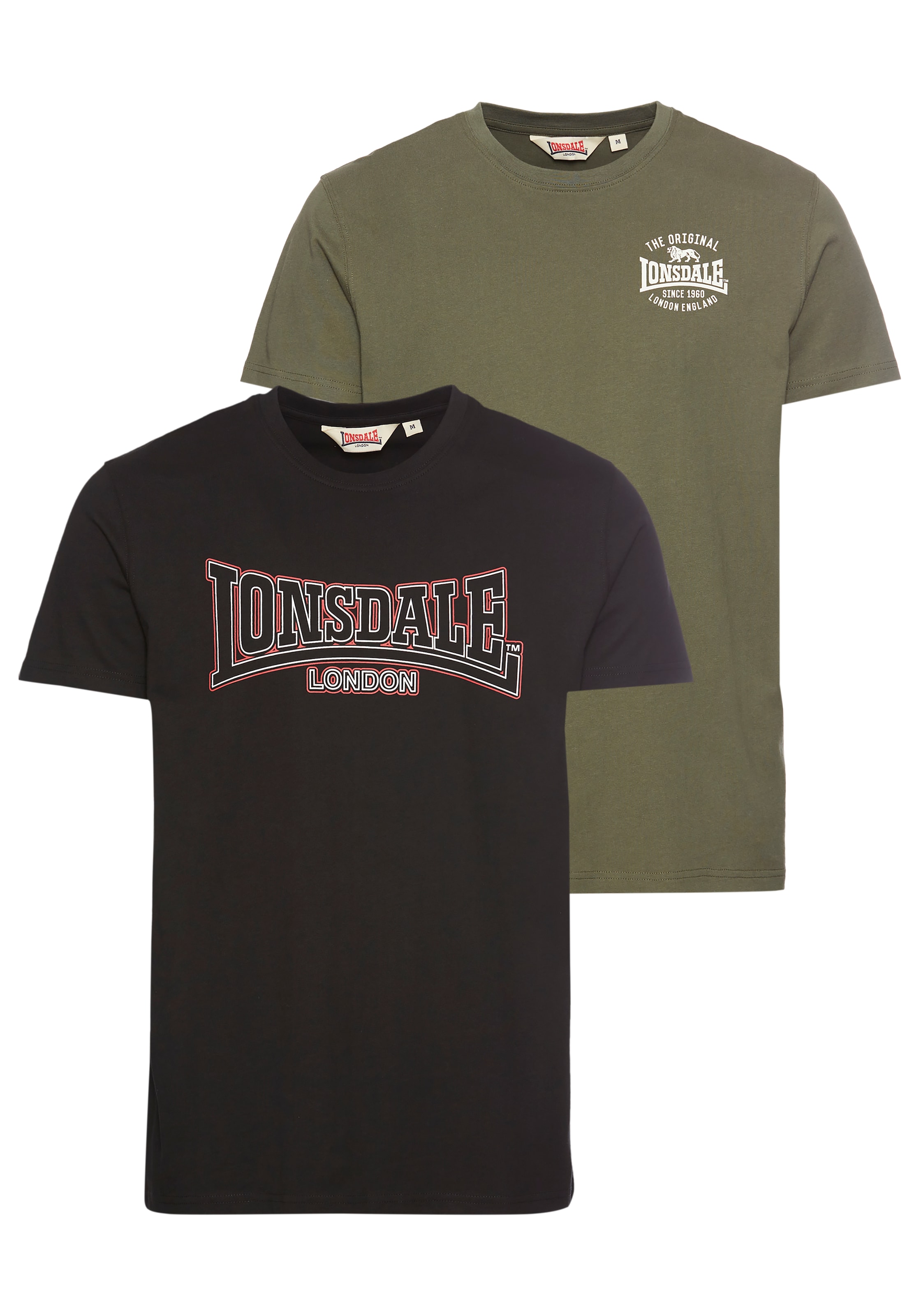LONSDALE Shirt in Green: front
