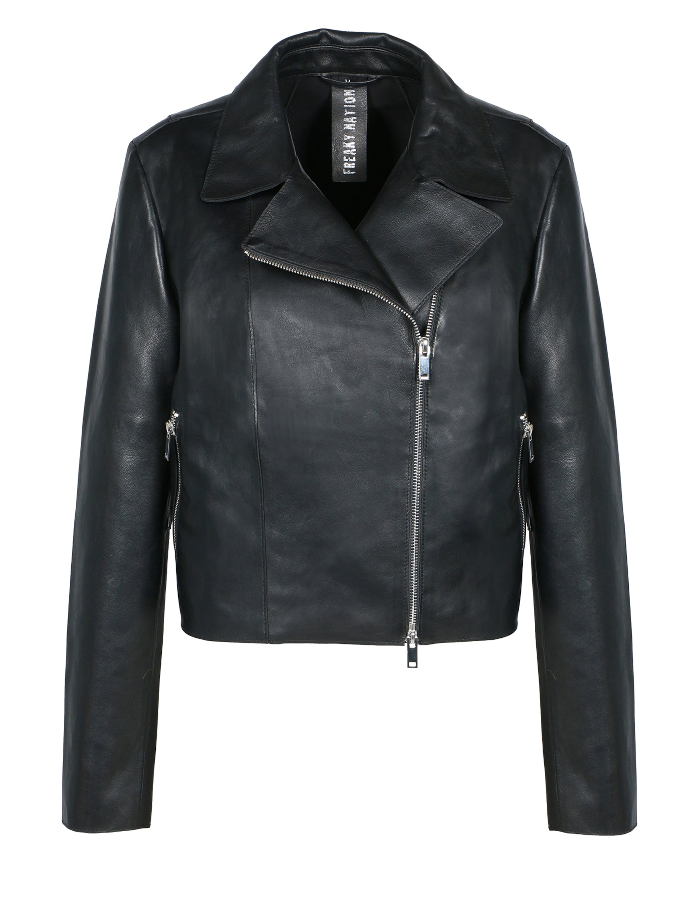 FREAKY NATION Overgangsjakke i sort: forside