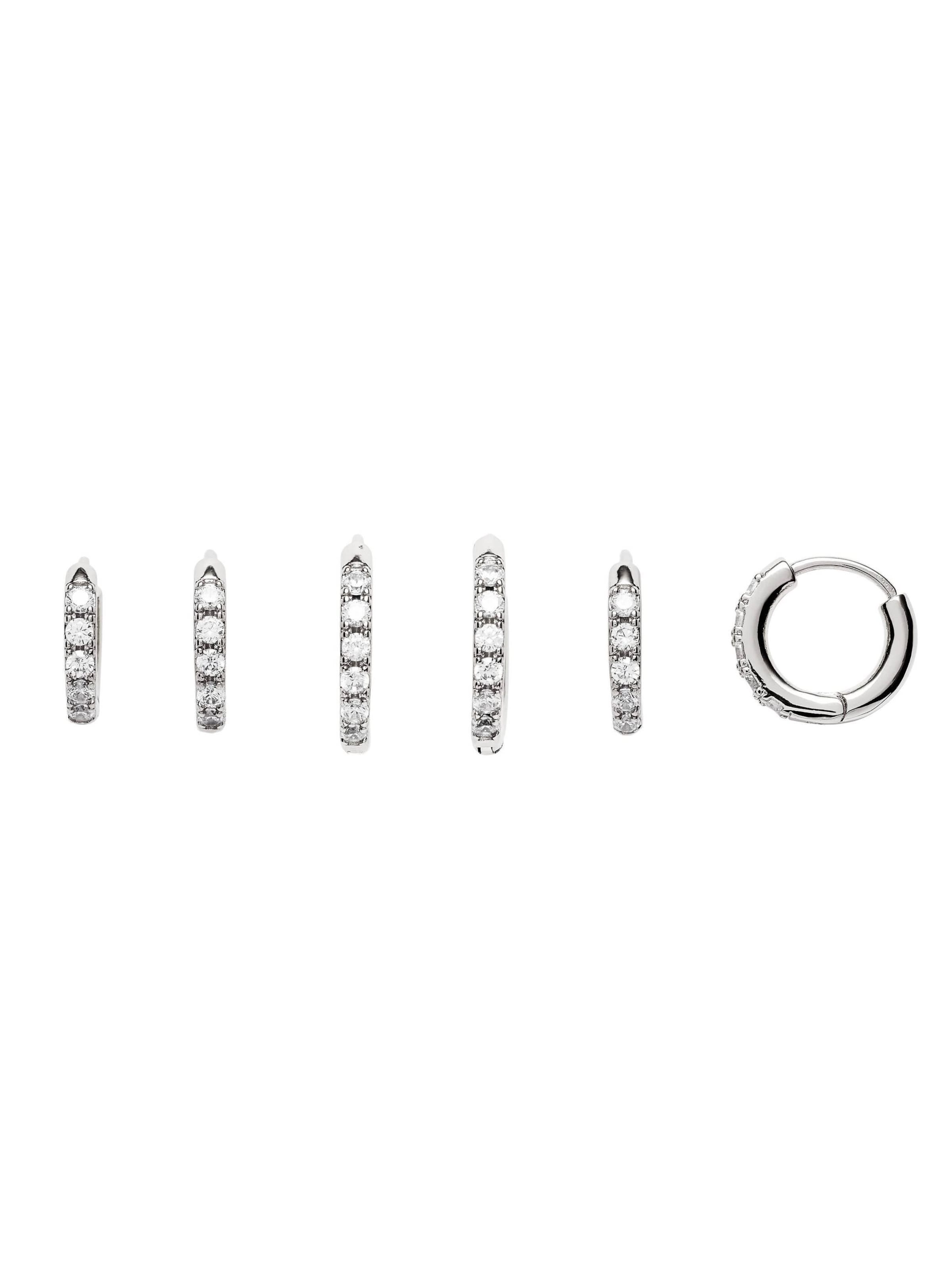 U.S. POLO ASSN. Ohrringe 'Helen'‌‌‌‌‌ in One Size in silber, Produktansicht