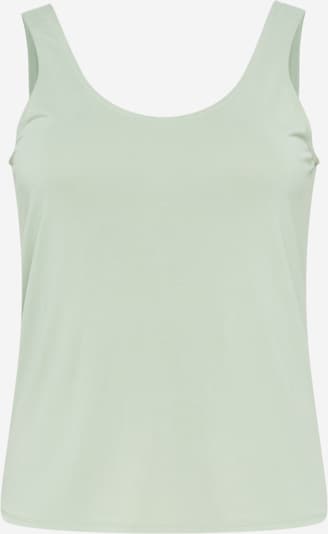Top 'KAMALA' PIECES Curve pe verde pastel, Vizualizare produs