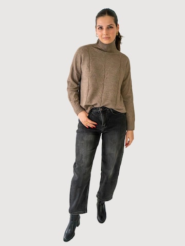 WEARABLE STORIES Sweater 'Gabriella' in Grey