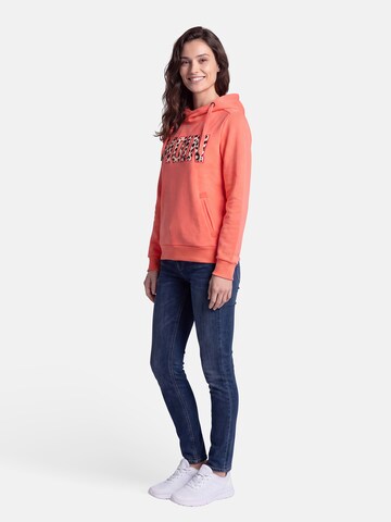 salzhaut Sweatshirt 'Sünn - Moin' in Oranje: zijkant