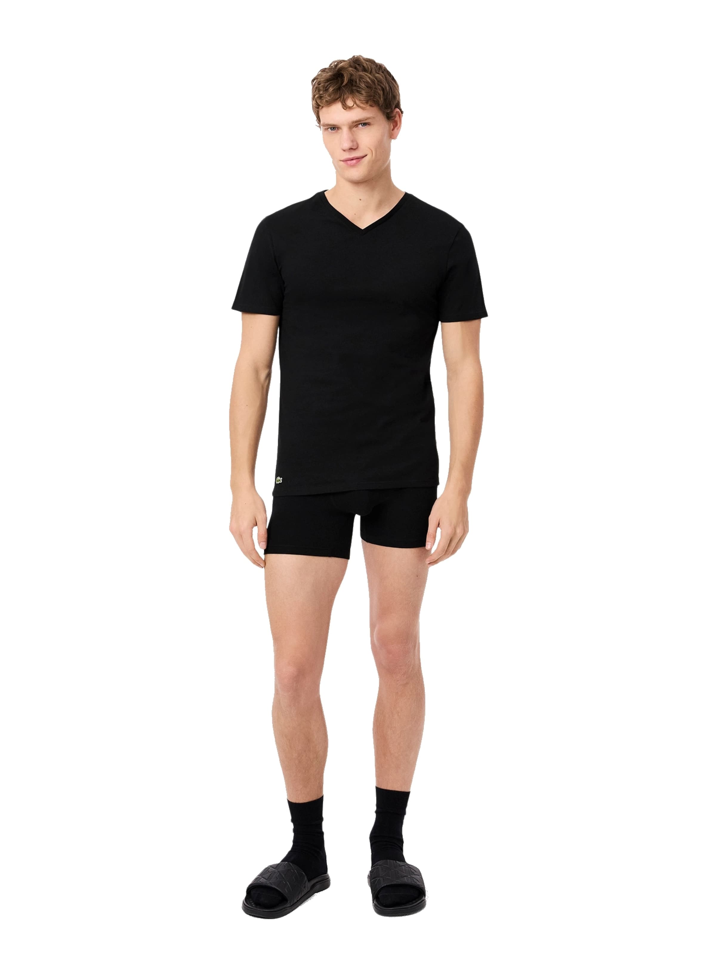 T-Shirt LACOSTE en noir