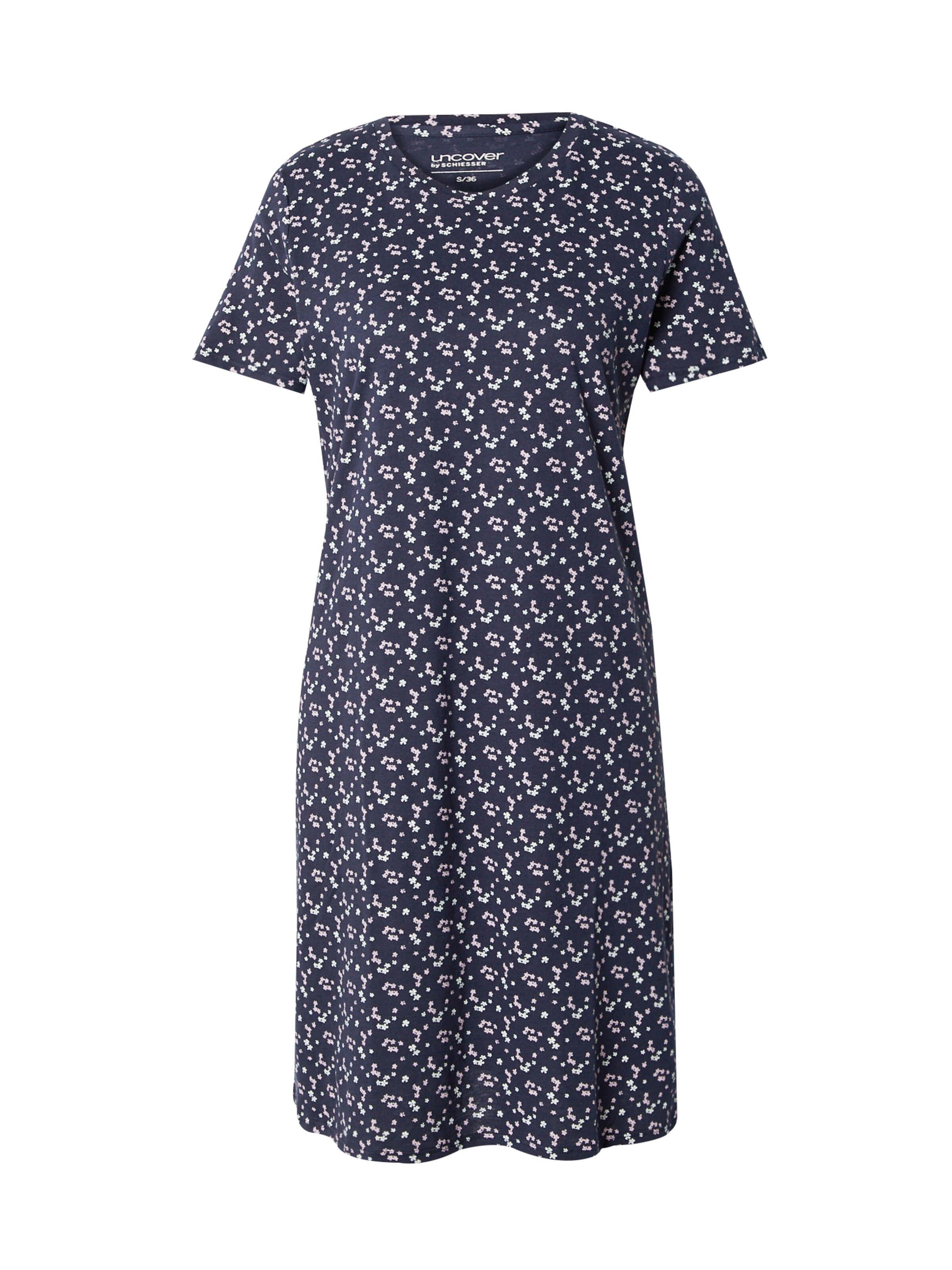 uncover by SCHIESSER Nachthemd in Blauw: voorkant