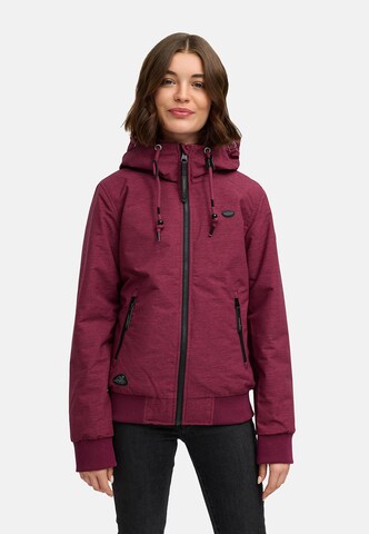 Giacca invernale 'Nuggie' di Ragwear in rosso: frontale