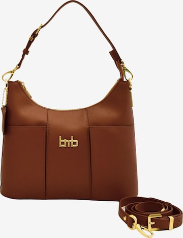 BMB BAGS Handtas 'Doris' in Bruin: voorkant