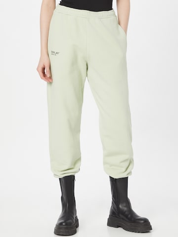 REPLAY - Pantalón en verde: frente