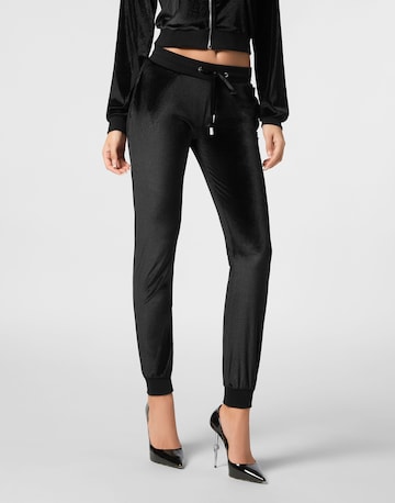 Philipp Plein - Slimfit Calças 'Skull' em preto: frente