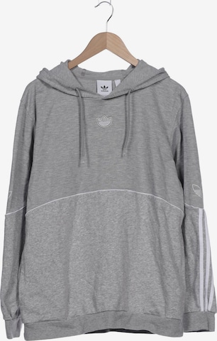 ADIDAS ORIGINALS Sweatshirt & Zip-Up Hoodie in L in Grey: front