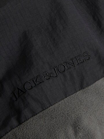 JACK & JONES Fleece jas in Grijs