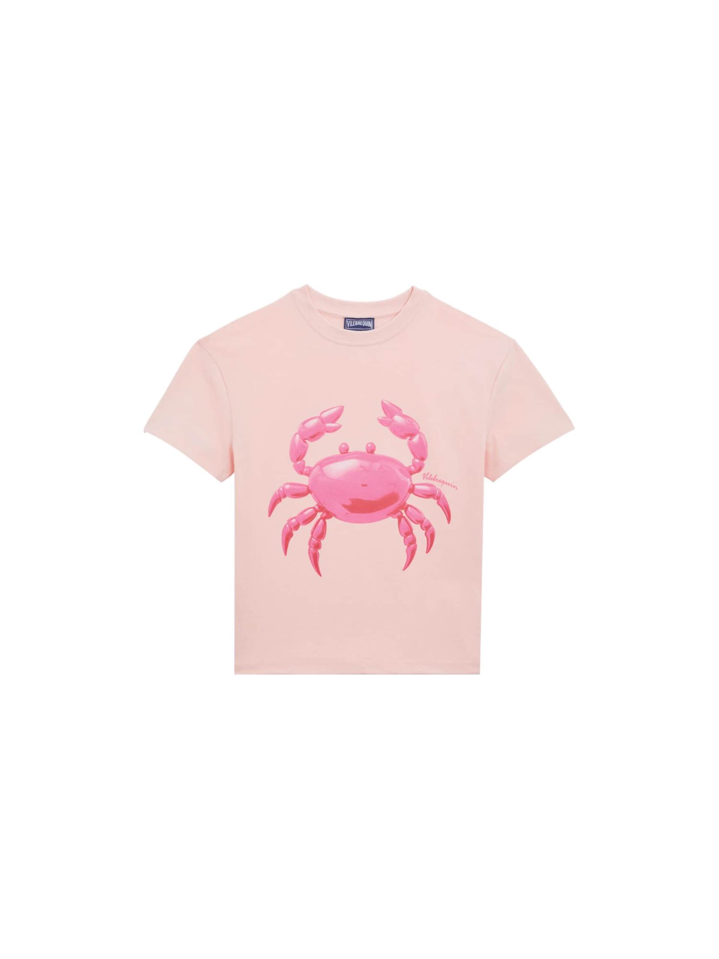 T-Shirt Vilebrequin en rose : devant