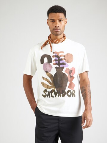T-Shirt TOPMAN en blanc : devant