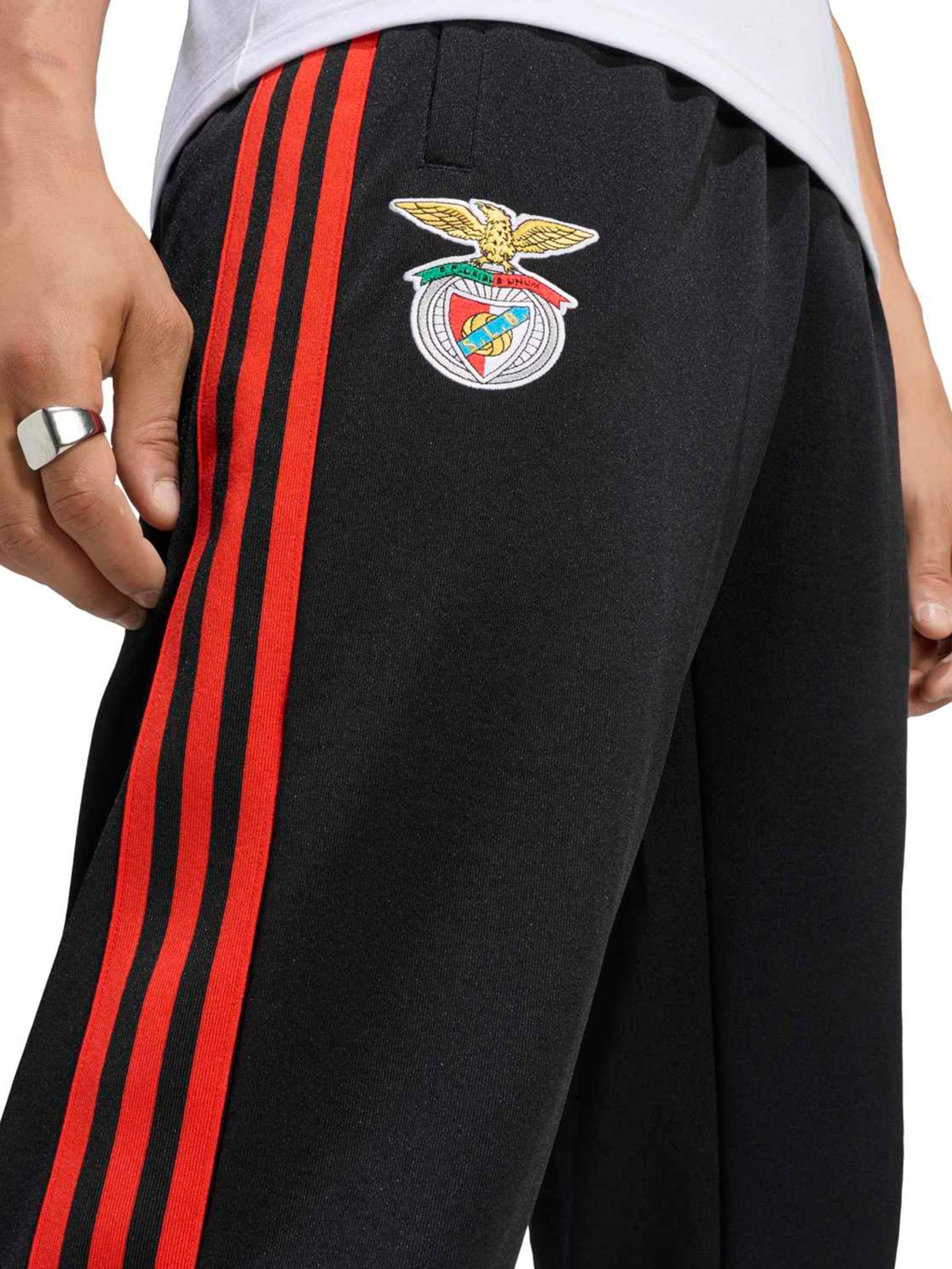 Tapered Pantaloni sport 'SL Benfica' de la ADIDAS PERFORMANCE pe negru