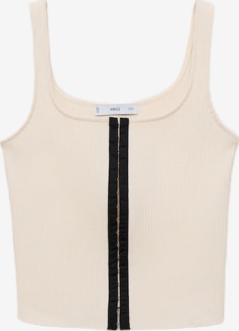 MANGO Toppi 'SUNE' värissä beige: etupuoli