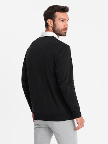 Ombre Athletic Sweatshirt in Black