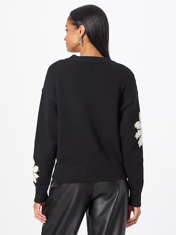 Essentiel Antwerp Sweater 'Dahlias' in Black