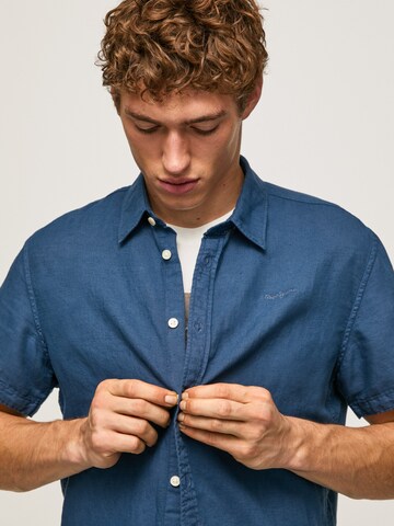 Pepe Jeans Regular Fit Hemd in Blau