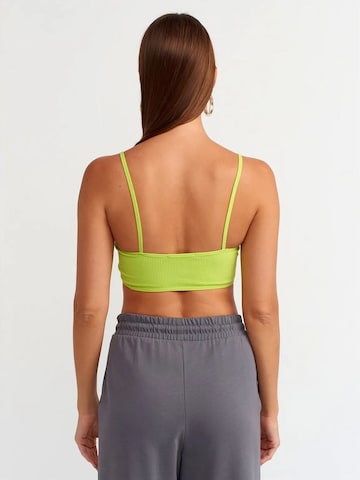 Dilvin Bralette Top in Green