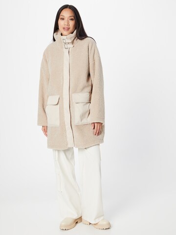 ESPRIT Between-Seasons Coat 'Teddy' in Beige: front