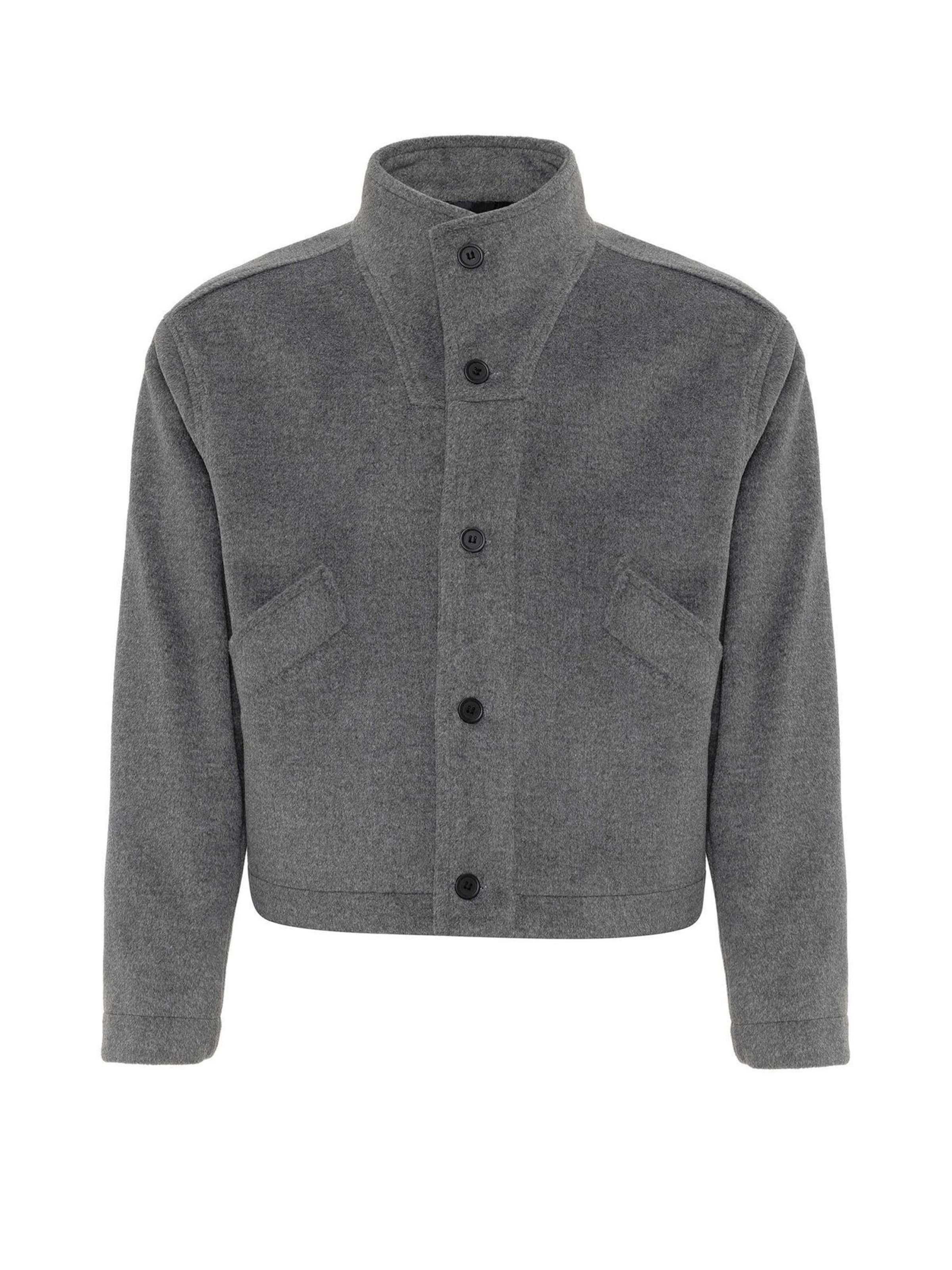 Antioch Fleecejakke i grå: forside