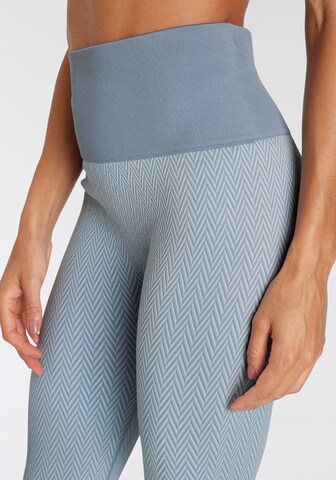 VIVANCE Skinny Workout Pants in Blue
