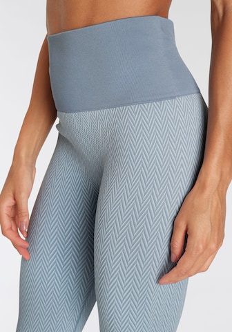 VIVANCE Skinny Workout Pants in Blue