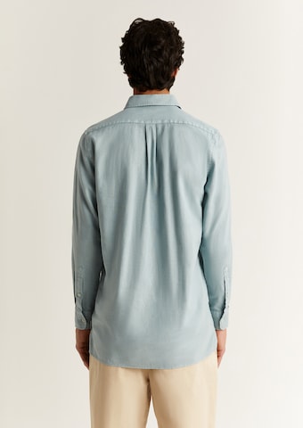 Scalpers Regular fit Button Up Shirt 'Polera' in Blue