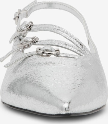 STEVE MADDEN Ballet Flats in Silver ABOUT YOU - Main Image