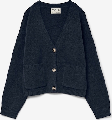 VERO MODA Knit Cardigan 'VMGemma' in Blue: front