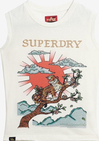 Superdry Top in Wit: voorkant