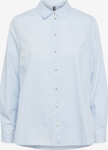 PIECES Blouse 'Ofelia' in Blue: front