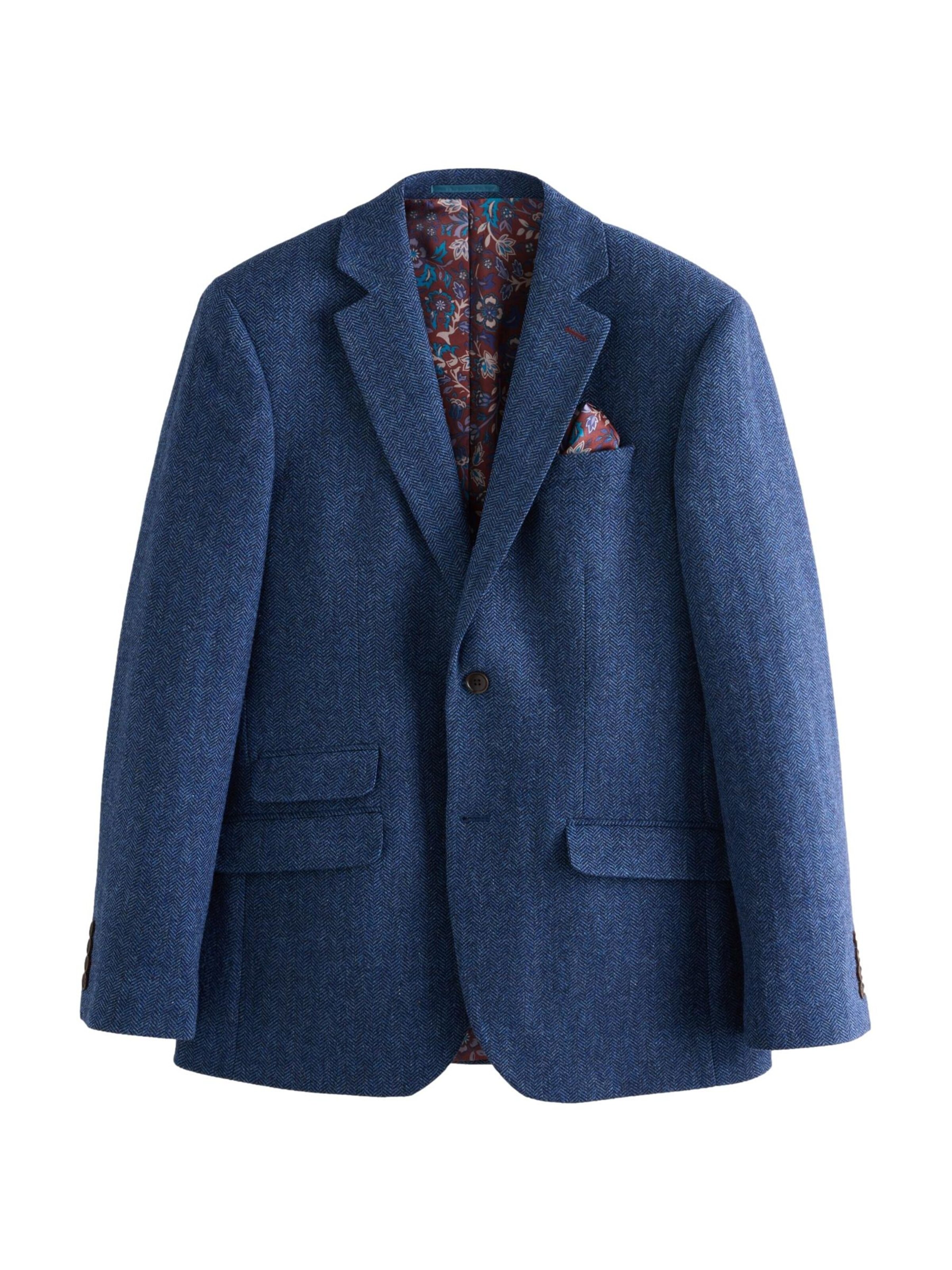 Veste de costume 'Nova Fides' Next en bleu : devant