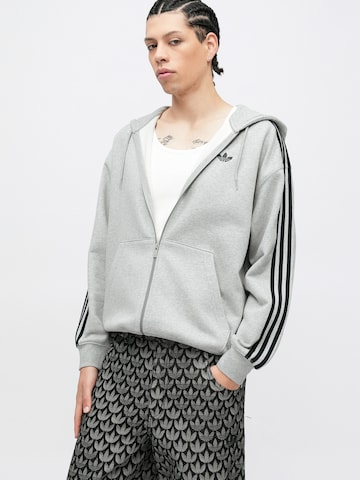 ADIDAS ORIGINALS Ζακέτα φούτερ 'Adicolor' σε γκρι